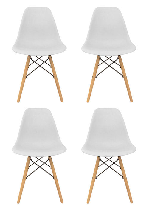 Set Sillas Eames  x4